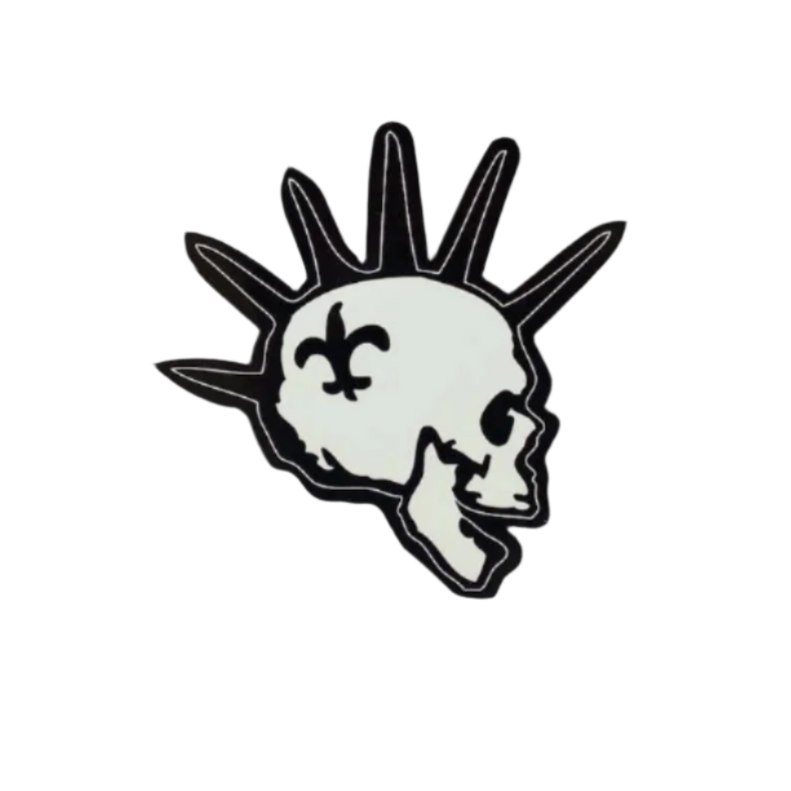 Thin-line Die Cut DNO Skull Logo Sticker - Stickers - DNO