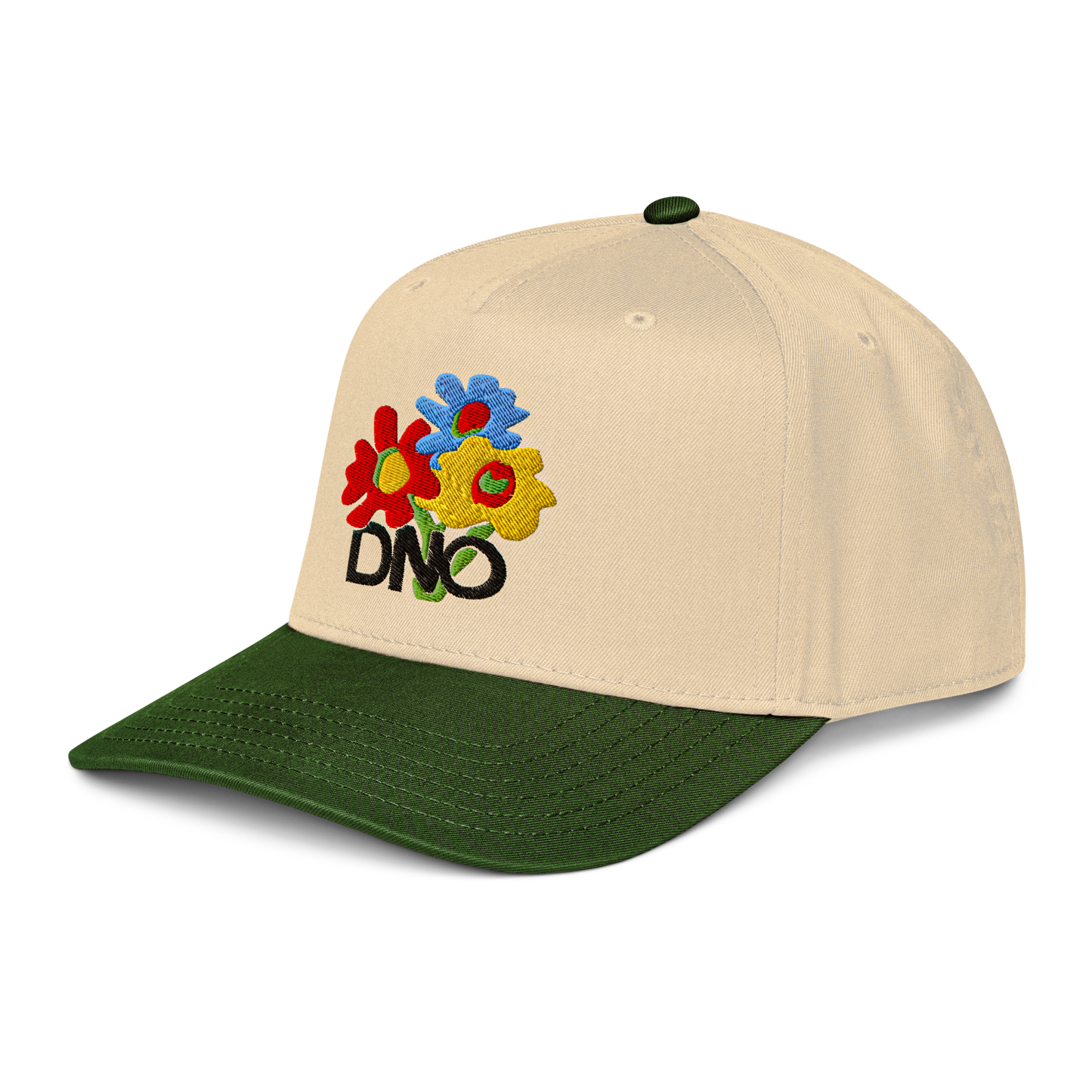 DNO Flowers 2-Tone Hat - DNO