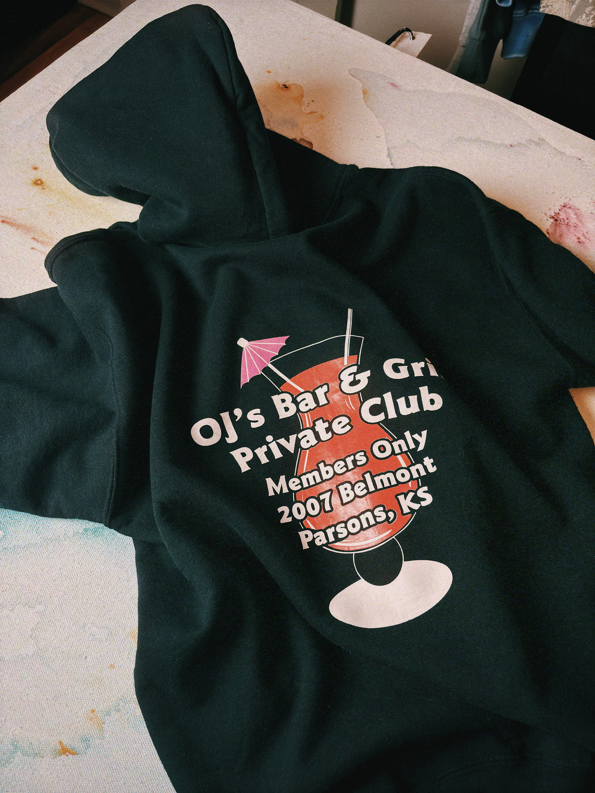 Defend Vintage OJ's Bar Hoodie