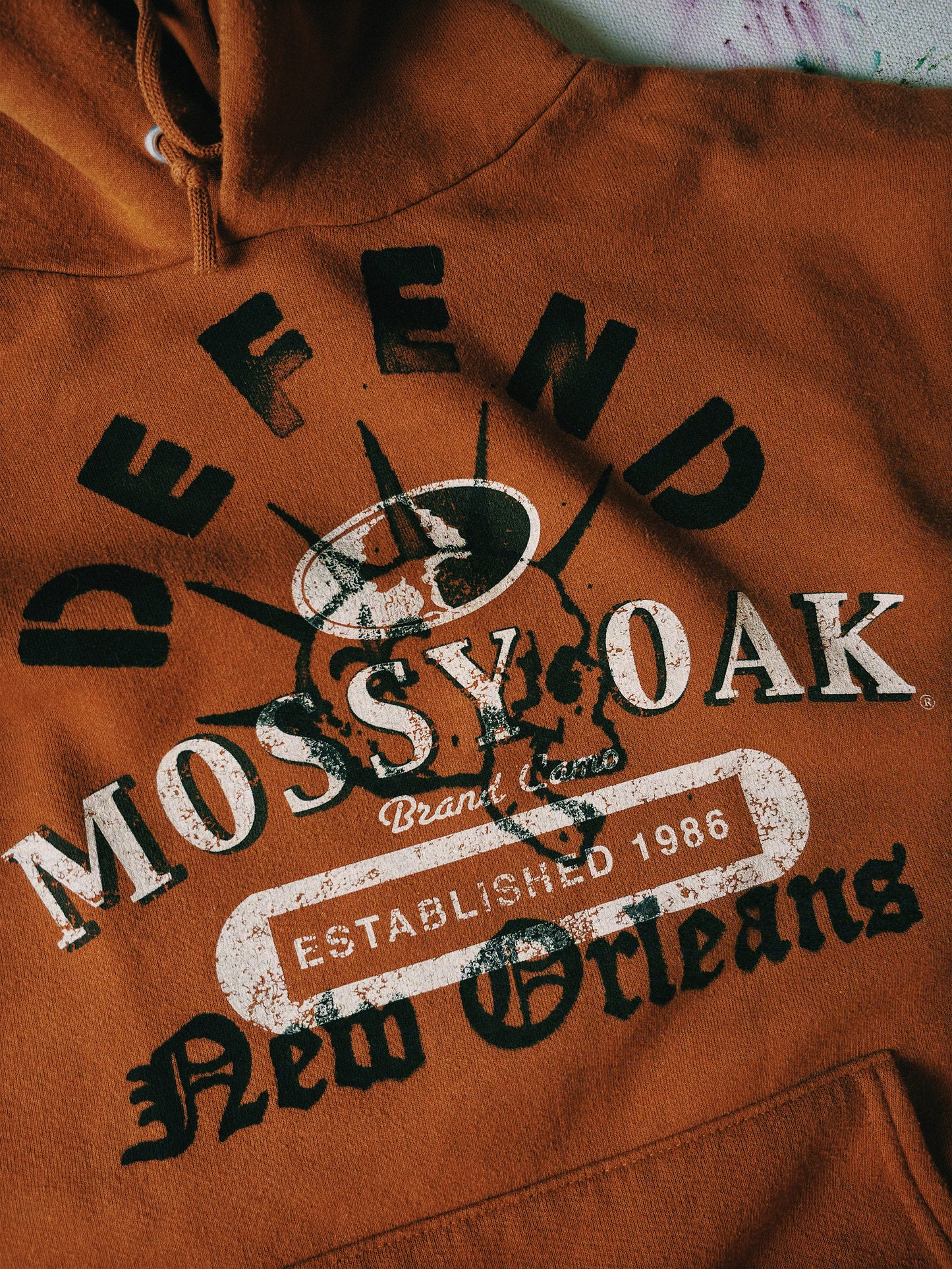Defend Vintage Mossy Oak Hoodie