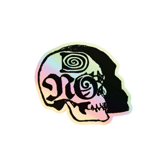 Shadow Skull Holographic Sticker