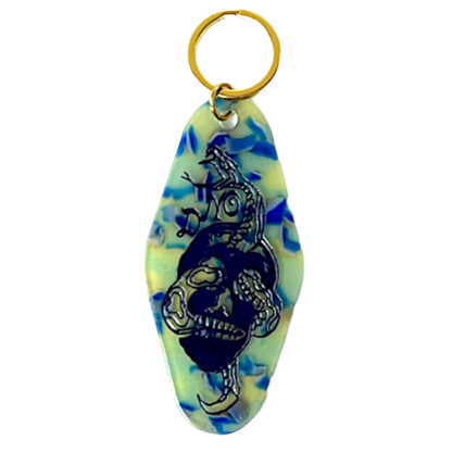 Snake Skull Keychain