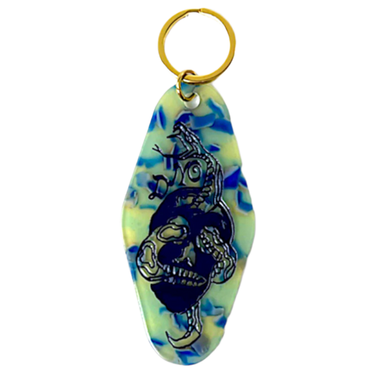 Snake Skull Keychain