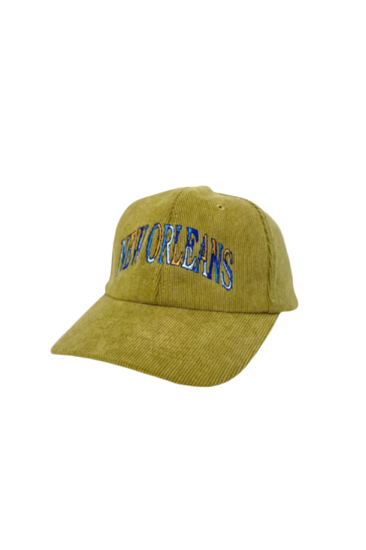 Sweater Letters Cord Hat - Wasabi