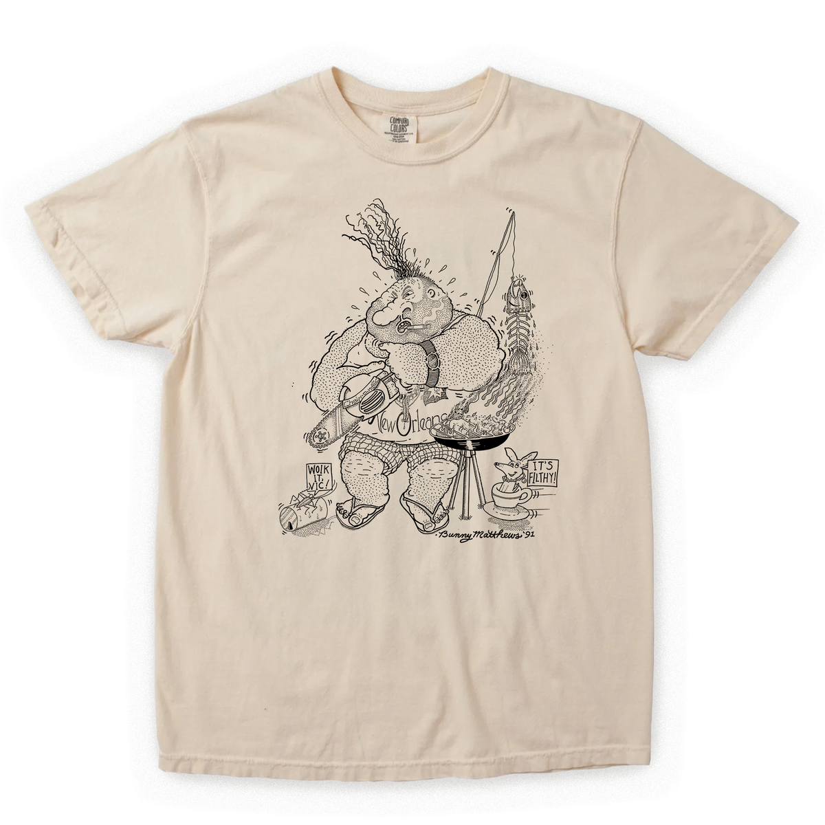 Vic Chainsaw Tee, Bunny Matthews