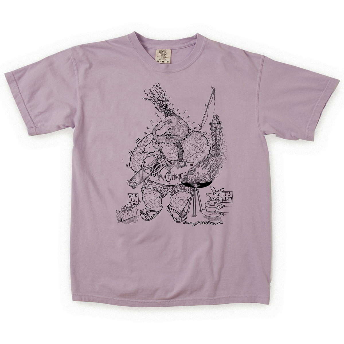 Vic Chainsaw Tee, Bunny Matthews