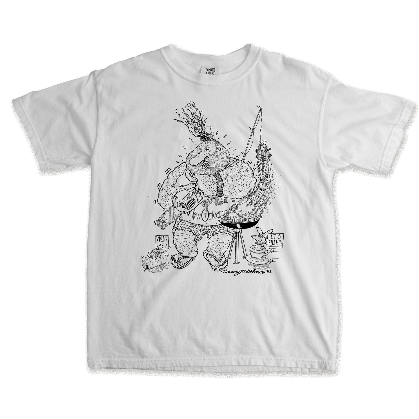 Vic Chainsaw Tee, Bunny Matthews