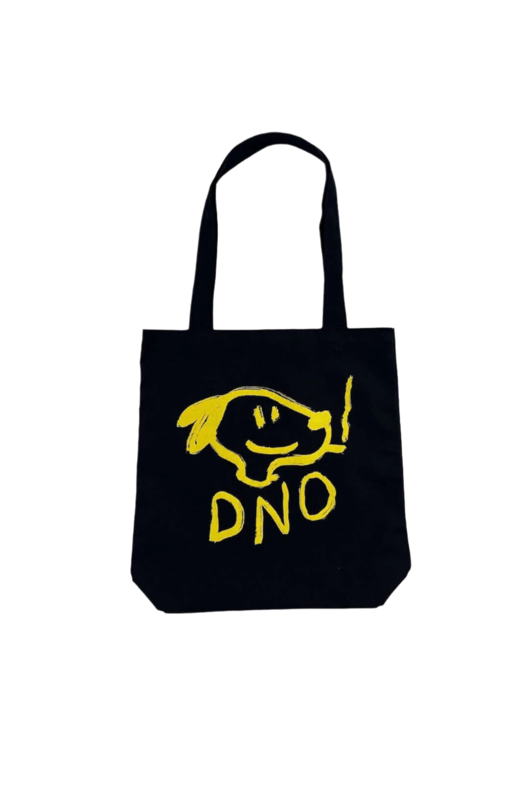 Just Do You Dog Tote Bag - Accessories - DNO#color_black-yellow