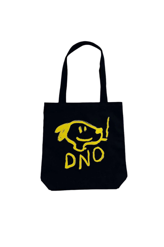 Just Do You Dog Tote Bag - Accessories - DNO#color_black-yellow