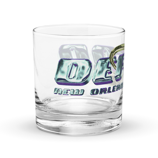 Defend Rocks Glass