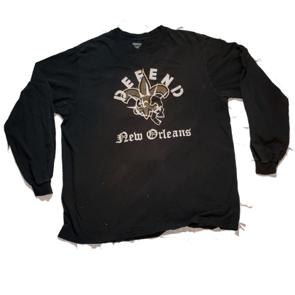 Defend Vintage Fleur-De-Lis Longsleeve