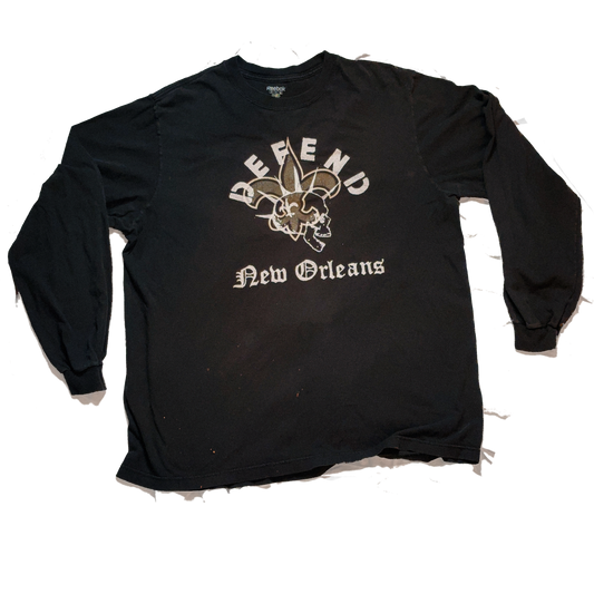 Defend Vintage Fleur-De-Lis Longsleeve