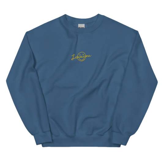 Louisiana Smiley Crewneck