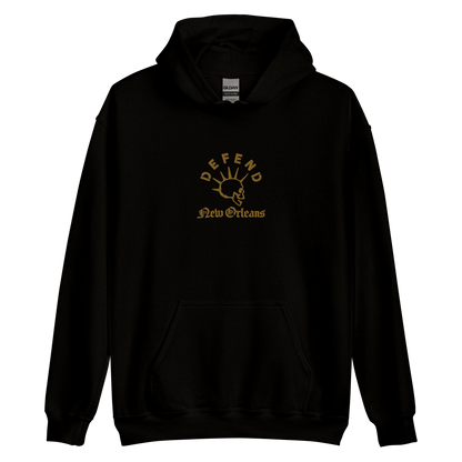 Defend N.O. Embroidered Hoodie