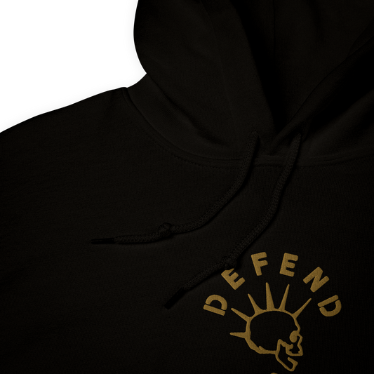 Defend N.O. Embroidered Hoodie
