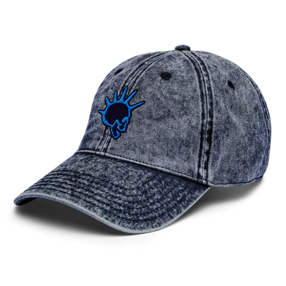 Midnight Blue Skull Hat