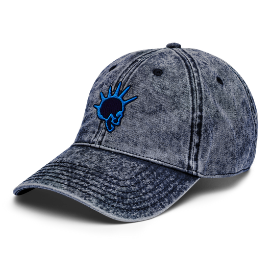 Midnight Blue Skull Hat